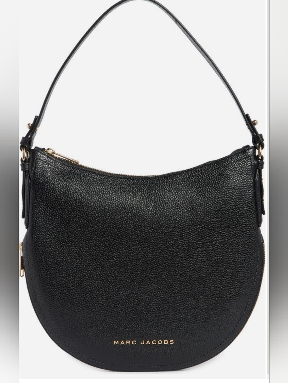 Marc Jacobs Black Groove Shoulder Bag